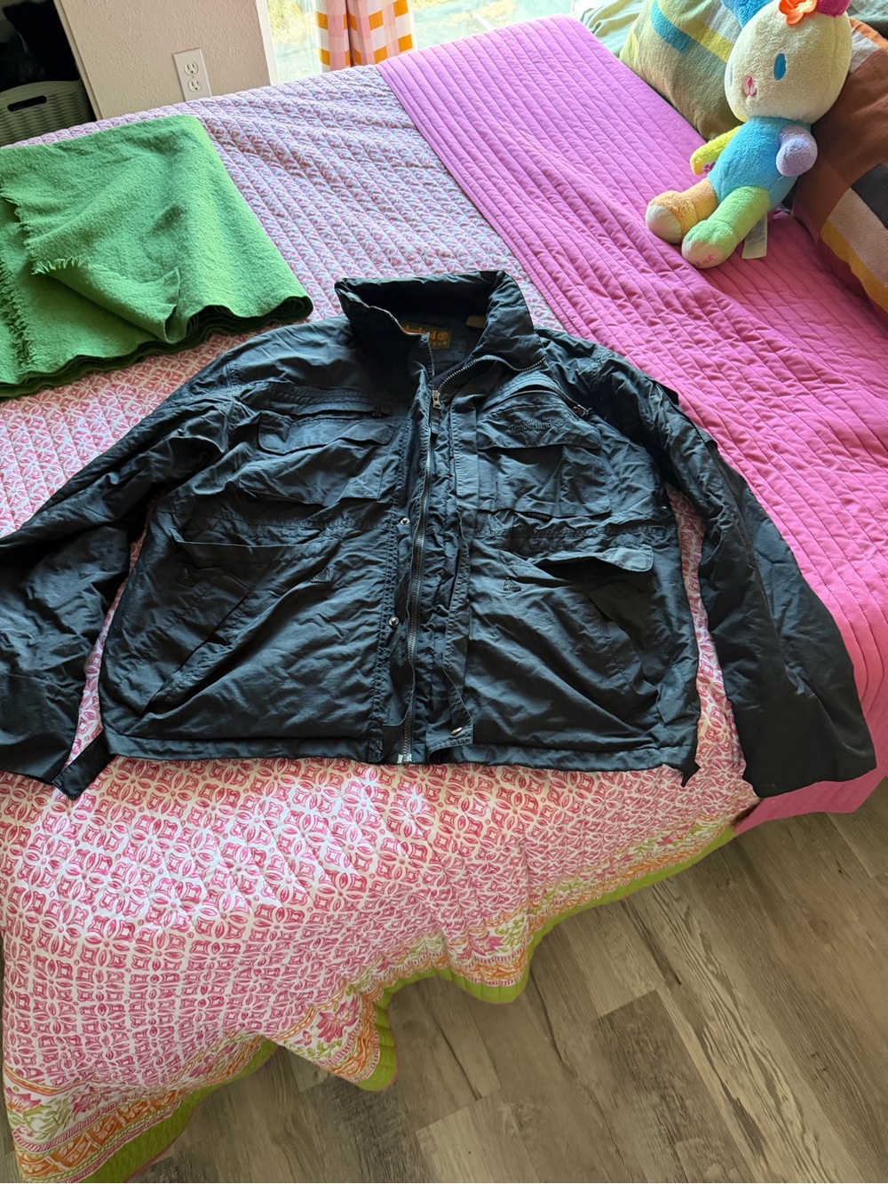 Black Timberland XL Weathergear Field Jacket